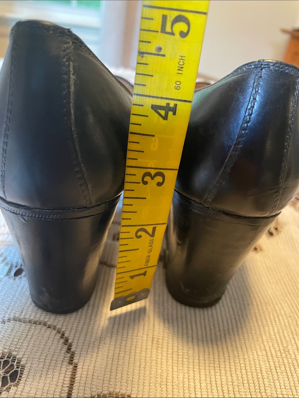 Gucci Black Leather Tassel Mid-Heel Loafers - Women's - Picture 7 of 12